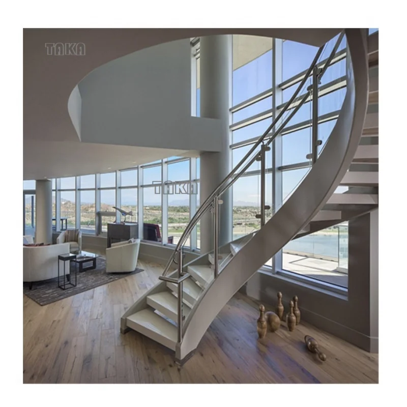 Custom.NEW design staircase/stainless steel wood stairs