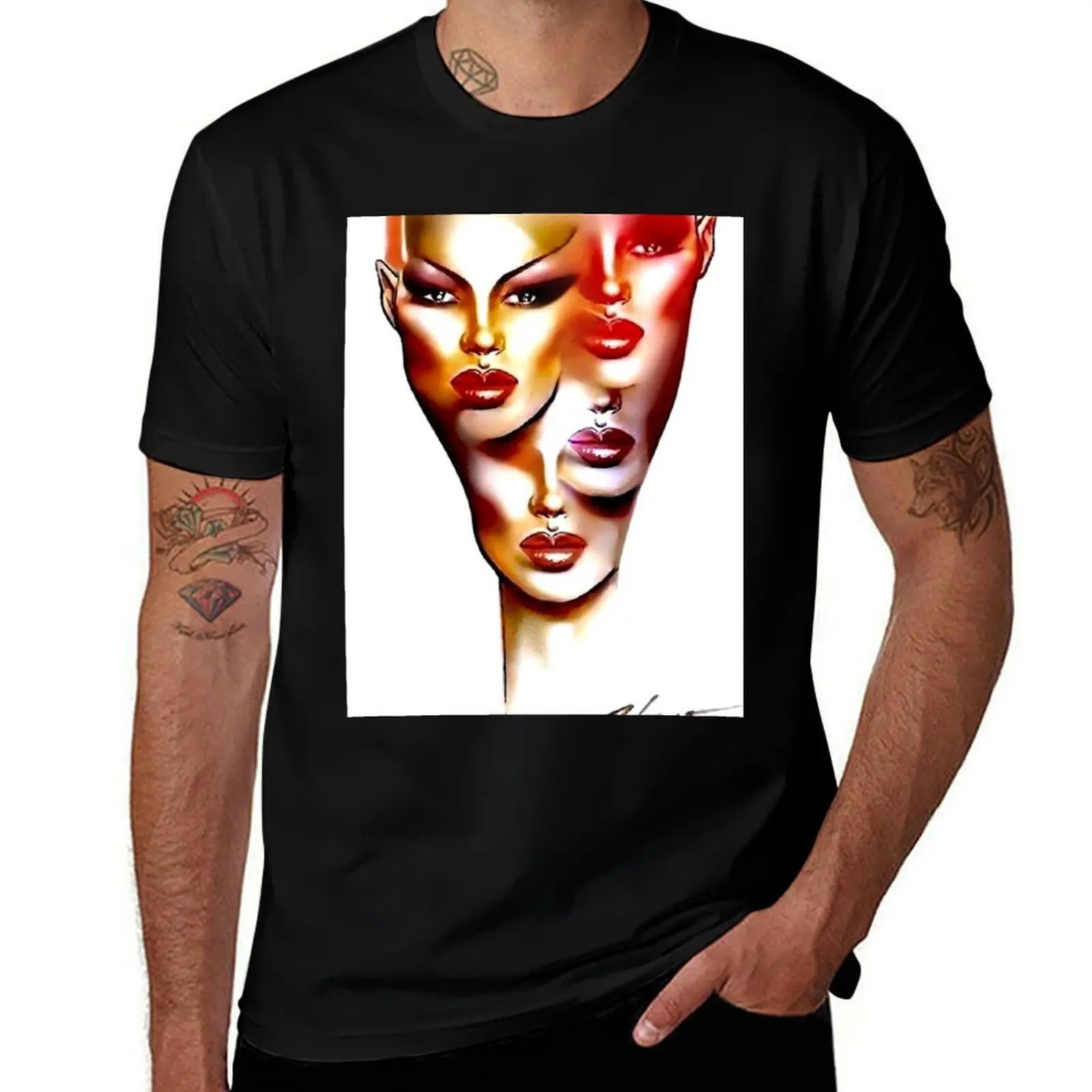 

SCI-FI-GLAM T-Shirt t shirt for man 100 percent cotton t shirt man designer t shirt personalised T-Shirt
