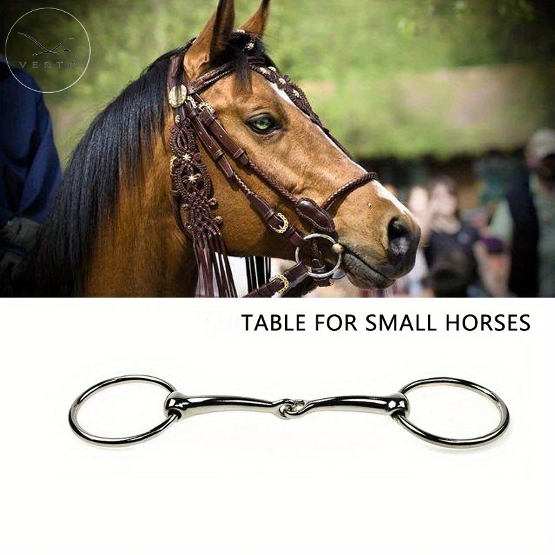O-shaped bit sensitive horse mouth metal horse mouth, the manufacturer supplies the harness mouth armature