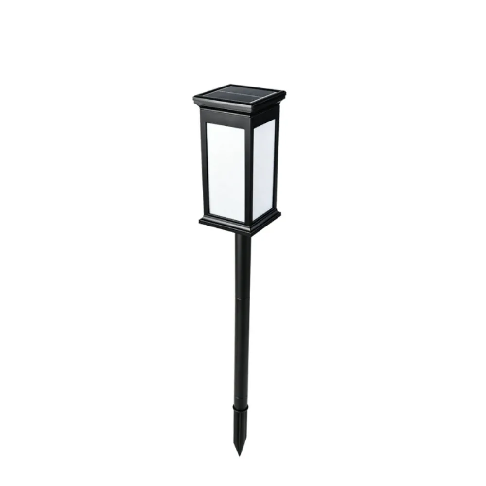 Waterproof Solar Pathway Lights Simulated Flames Flickering Flame Landscape Lights IP65 Waterproof Adjustable Height