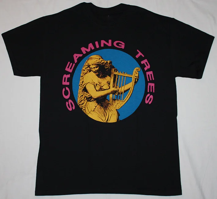 

SCREAMING TREES T- Shirt Short Sleeve Cotton Black Men All Size S to 5XL BE1749