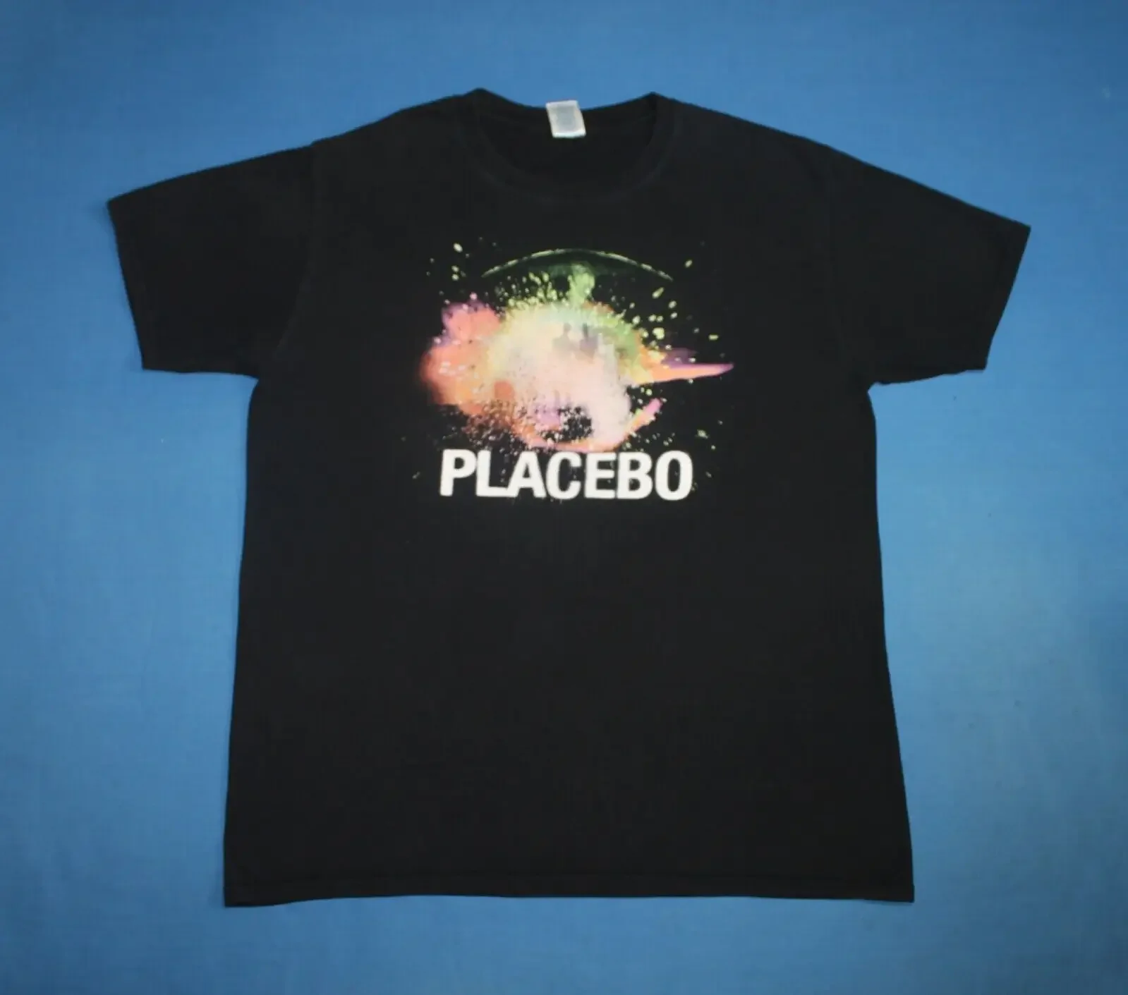 Placebo T Shirt Loud Like Love UK Tour 2015 Britpop Band Men\'s Large long or short sleeves