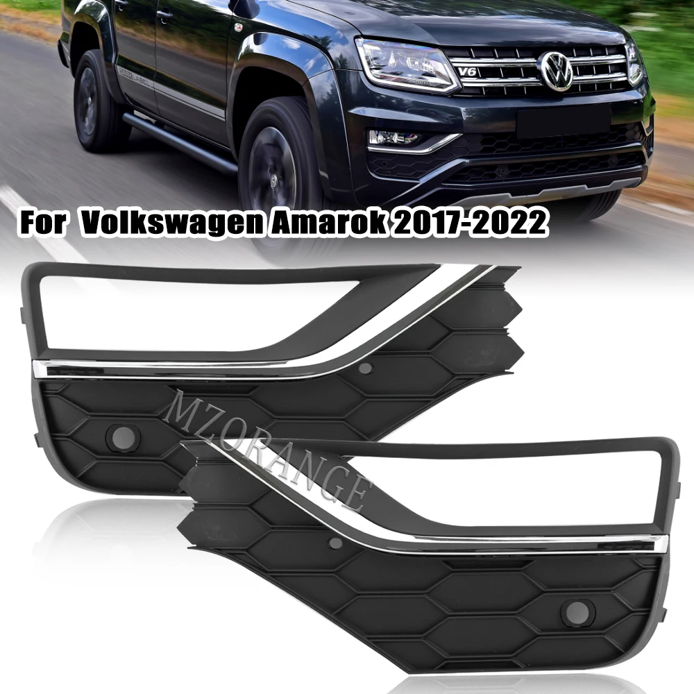 

Противотуманные фары, крышка противотуманной фары, рамка для фар VW Amarok 2H 2017 2018 2019 2020 2021 2022, хромированные накладки на фары, затенение, автомобильные аксессуары