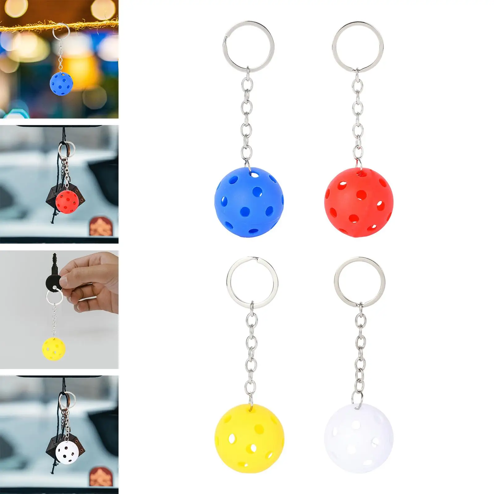 

Pickleball Bag Tag Bling Pickleballr Bag Pendant for Gifts Backpack Handbag