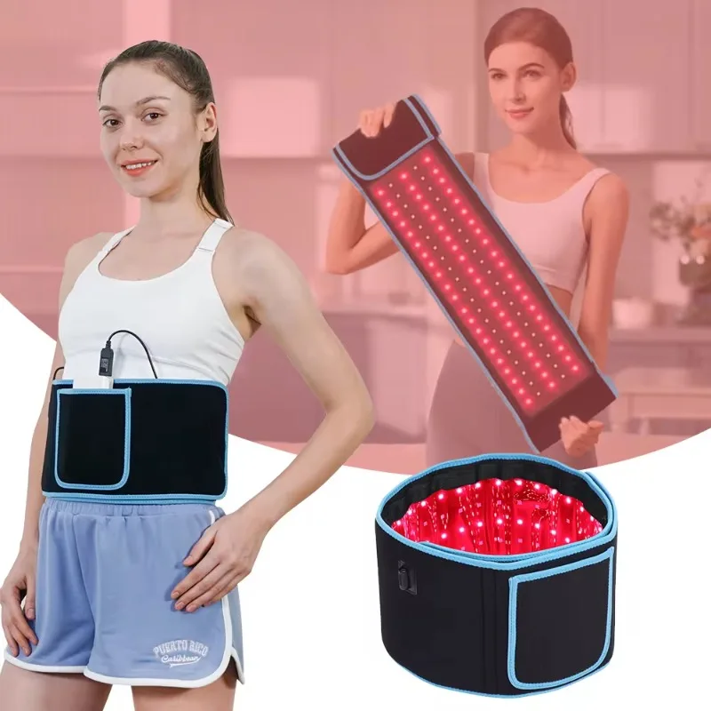 2022 New Portable Pain Relief Infrared Led Device Red Light Therapy 660nm 850nm Belt