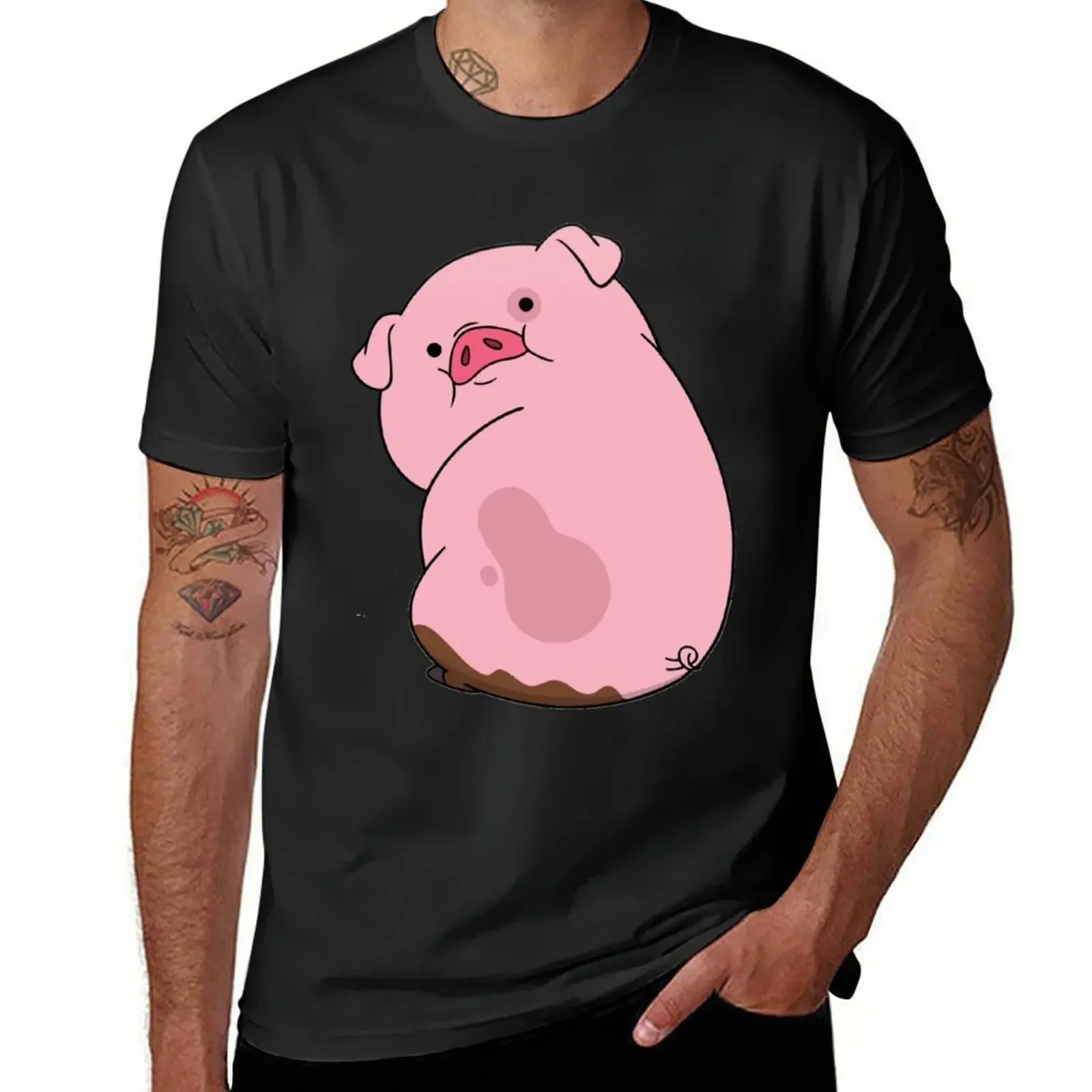 

waddles T-Shirt blanks shirts graphic tees korean fashion cute clothes mens plain new in tops & tees vintage Informal Outfits