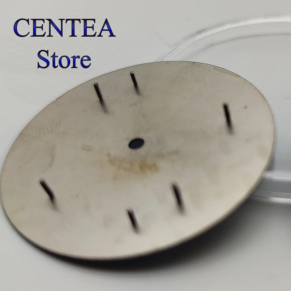 Циферблат RICHUS 35,5 мм, черный, зеленый, светящийся стерильный циферблат, подходит для механизма NH35 NH35A ETA2824 2836 Miyota8205 8215 821A DG2813 3804