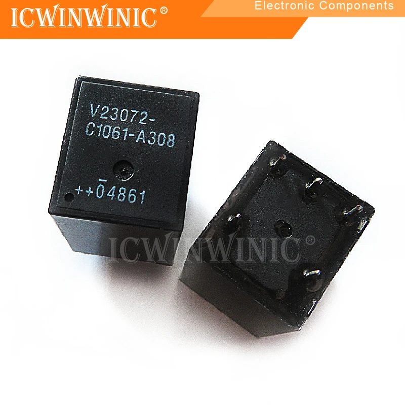 1piece V23072-C1061-A308 5-pin set of conversion electronic central control DC electromagnetic power relay