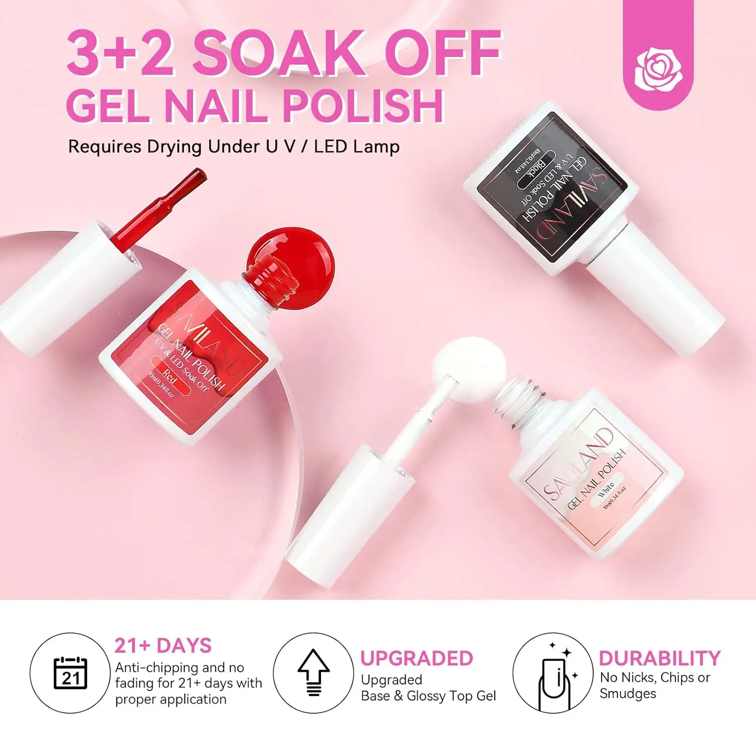 Kit completo de uñas acrílicas con taladro, luz UV, polvos, esmaltes de gel y herramientas para decoración de uñas DIY