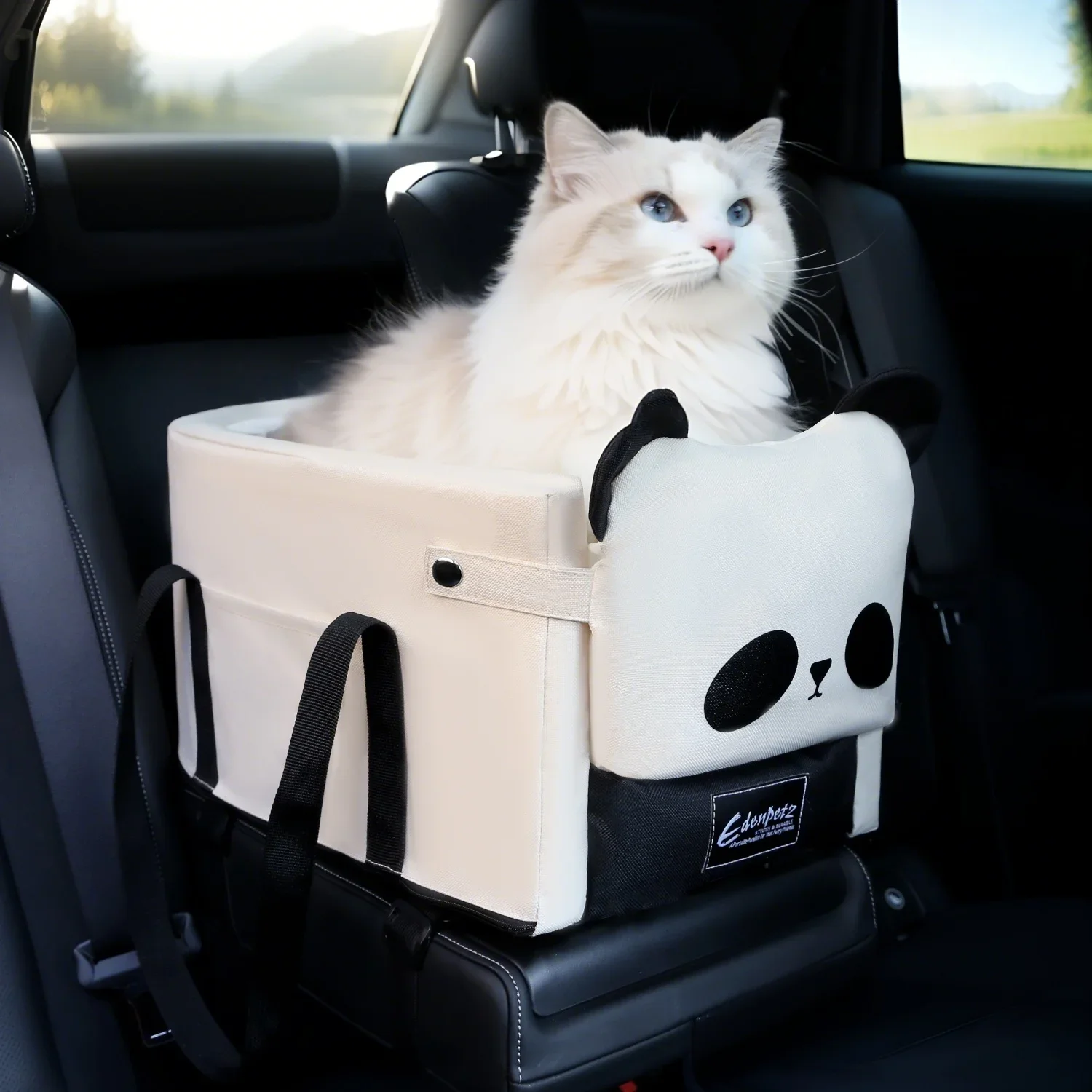 

EdenPetz Portable Car Seat Pet Dog Carrier, Car Pet Bed for Dogs and Cats, Ideal and Comfortable Pet Travel Bag