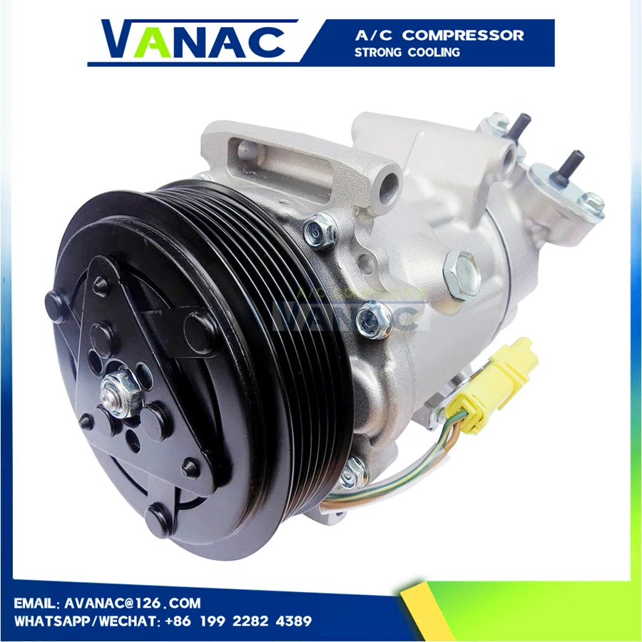 

Factory Price SD6V12 AC Compressor For PEUGEOT 206 307 PARTNER Bipper 9639078180 9646273380 9655191580 9655191680 6453LS
