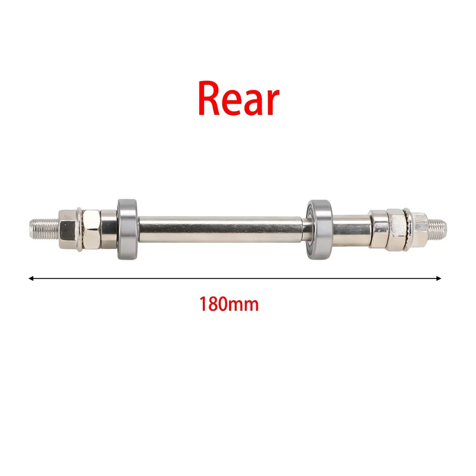

1x Mountain Bike Axle Metal Wheel Hub Axle Front Rear Solid Shaft Levers Solids Spindles Shifts Shaft 140mm Bicycle Accessorie