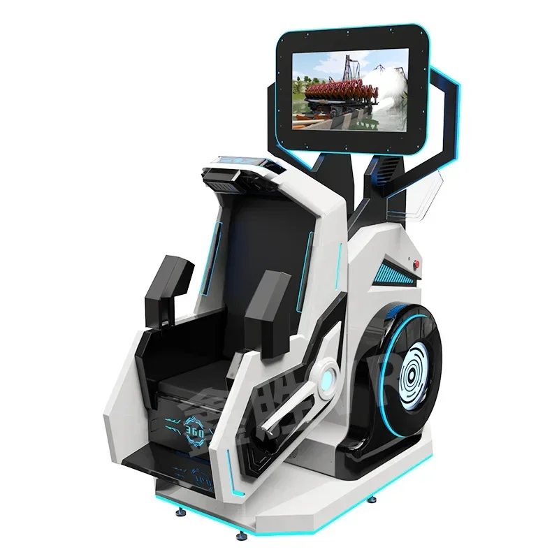 vr single-player 360 game console immersive roller coaster simulates a large motion rotating flying device