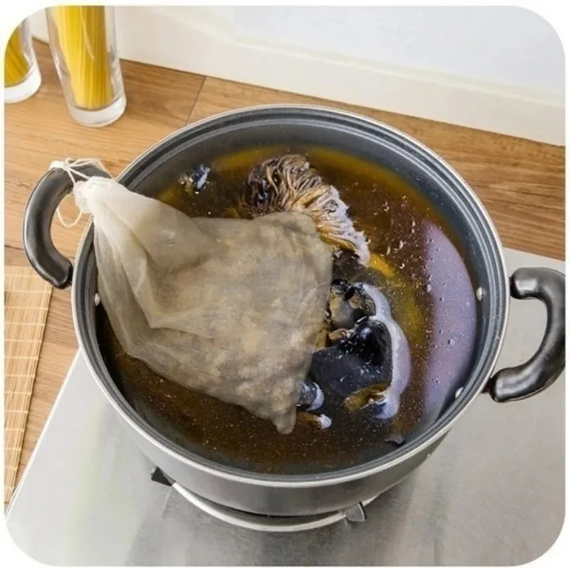 Soup Marinated Drawstring Filter Bag Food Residue Separation Bag Eco Friendly Kitchen Supplies Practical Storage Organizer