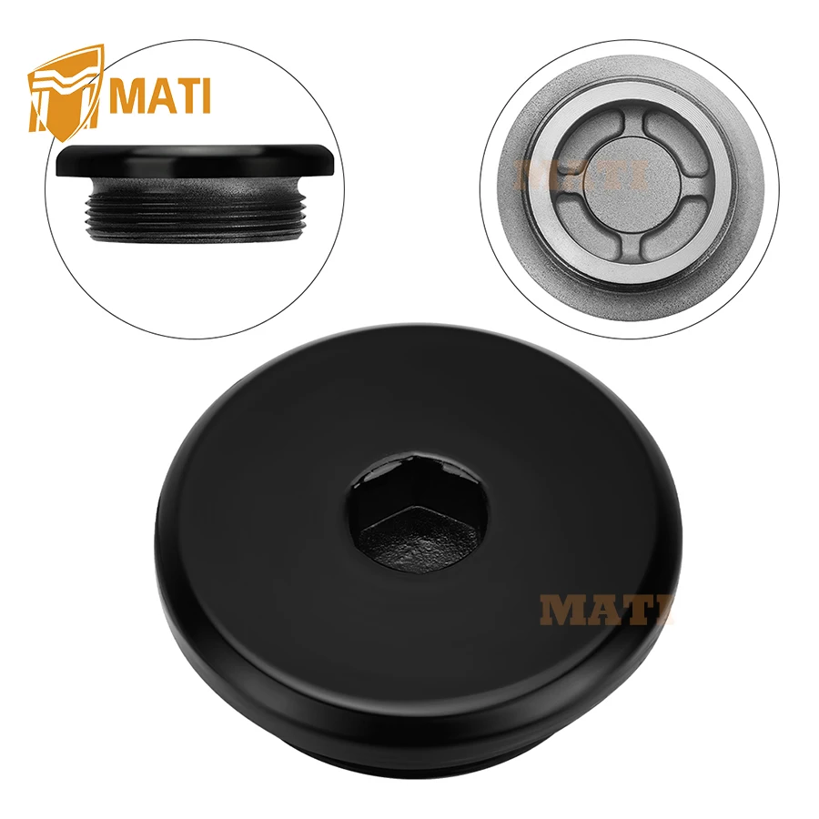 M MATI Black Crankcase Cover Plug & O Ring For Suzuki V-Strom Hayabusa QuadSport 90 400 1000 1300 DR350 DR650 GSX-S750 GSX-R750