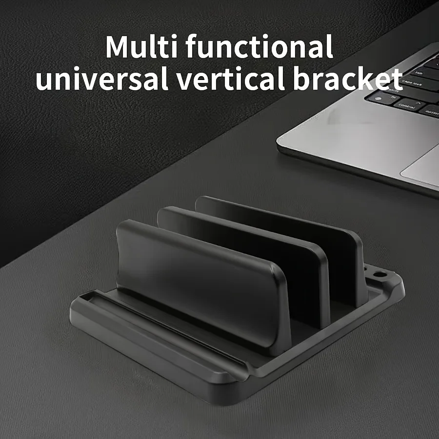 Vertical Laptop Stand Plastic Portable Macbook/Tablet/Phone Holder Universal Storage Rack Notebook Dock Space Save Accessory