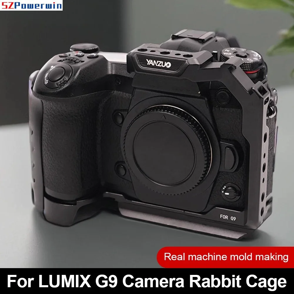 G9 Cage Set Portable Camera Holder Metal 1/4 Hole Compatible with Panasonic For Lumix G9 DSLR Camera Accessory