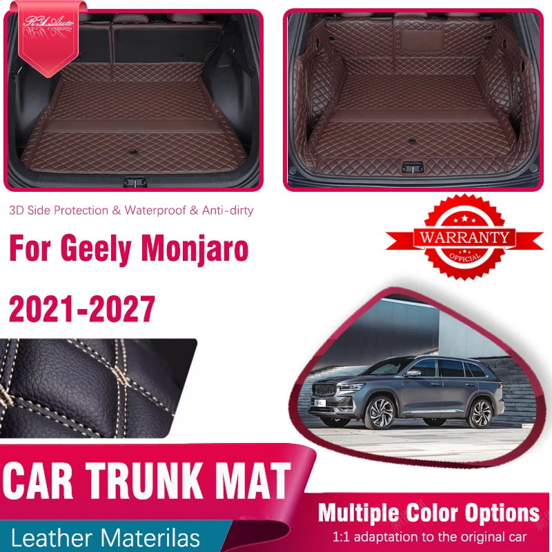 

Car Trunk Mat For Geely Xingyue L Monjaro KX11 2021 2022 2023 2024 2025 2026 2027 Leather Cover Cargo Liner Pad Auto Accessories