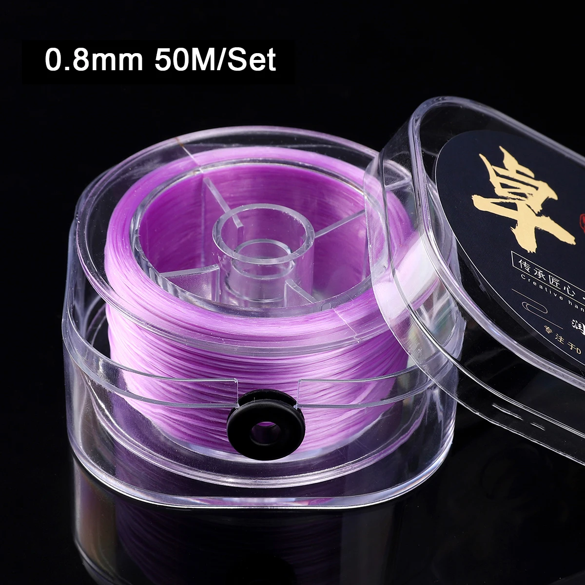 0,8 mm platte nylon elastische kralenlijn geschikt voor DIY kralenarmband ketting sieraden maken accessoires