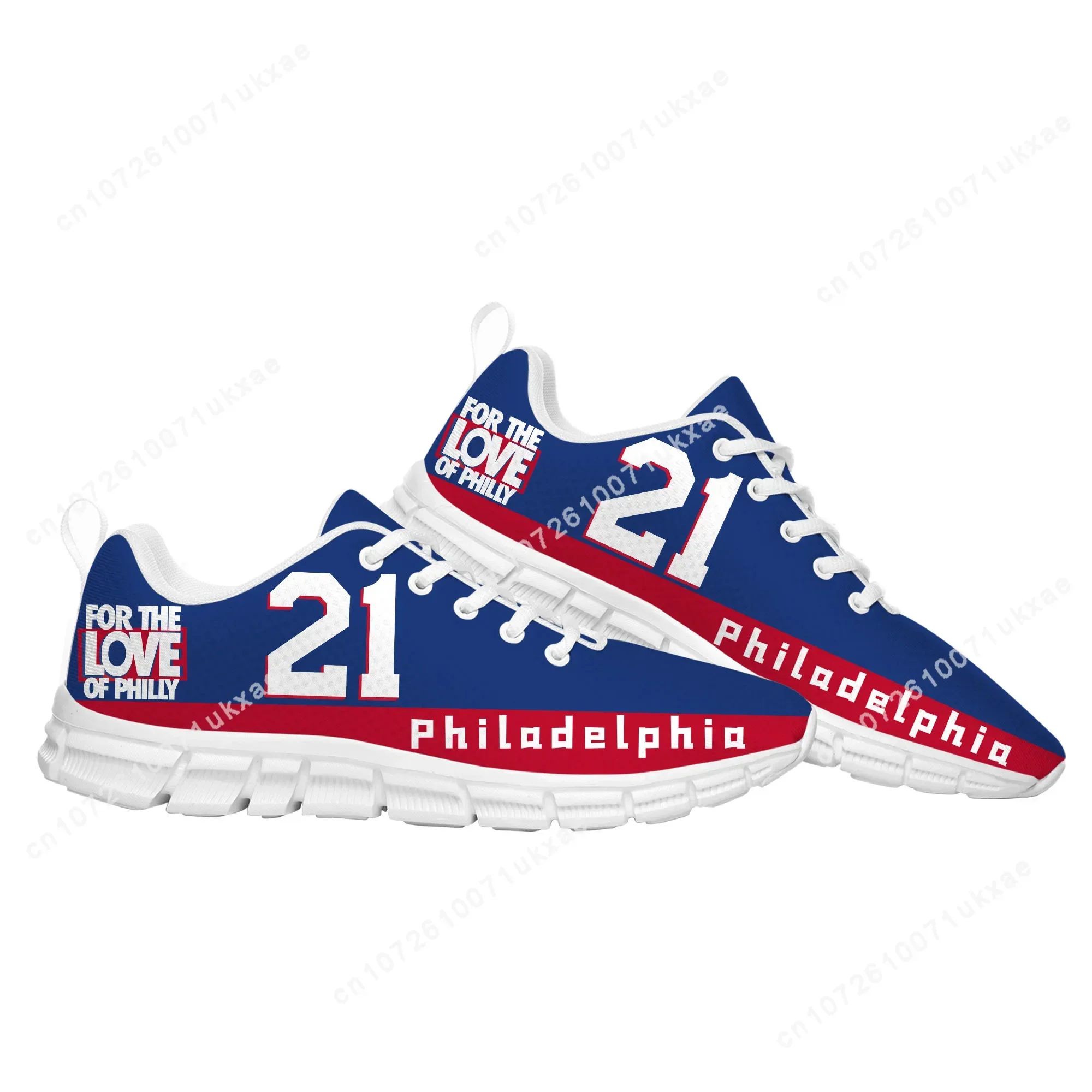 Philadelphia Number 21 1 0 For the Love of Philly Sports Shoes Mens Womens Teenager Sneakers Parent Child Sneaker Customize Shoe