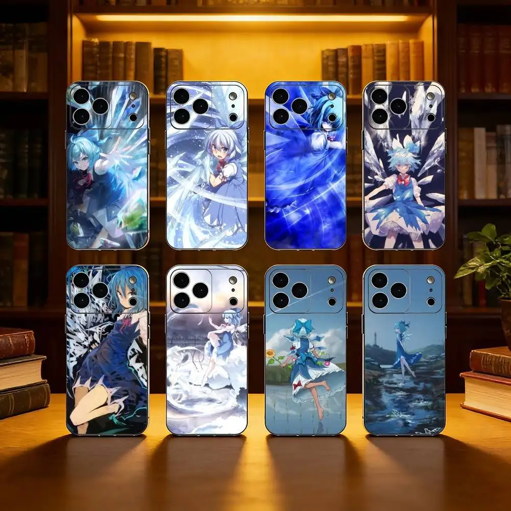 

Touhou Project Cirno Phone Case For iPhone 17,16,15,14,13,12,11 Plus,Pro Max,Soft Silicone Cover