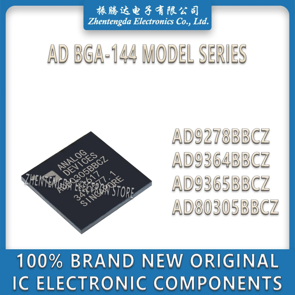 AD9278BBCZ AD9364BBCZ AD9365BBCZ AD80305BBCZ AD9278 AD9364 AD9365 AD80305 IC Chip BGA-144