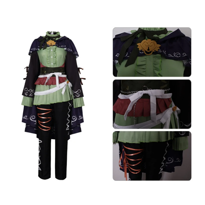 

Костюм для ролевых игр и выступлений на Хэллоуин/карнавал: Аниме-униформа Асахины Мафую, Акиямы Мизуки, Шинономэ Эны