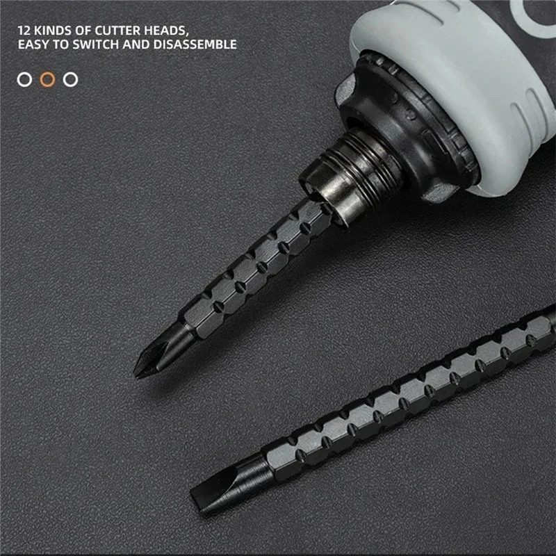 ABAE-Portable 13In1 Ratchet Screwdriver Set Professional Magnetic Handle Tool For Screws Multi-Functional Repair Kit