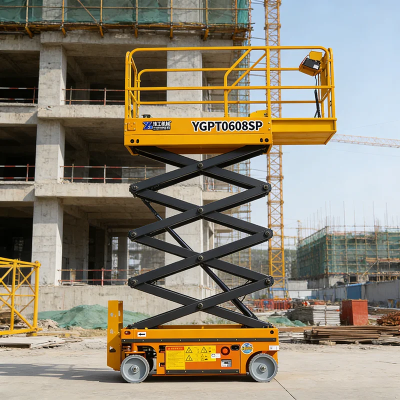 Heavy Duty Hydraulic Scissor Lift Table 1000kg Capacity Stationary Lifting Platform for Loading Dock