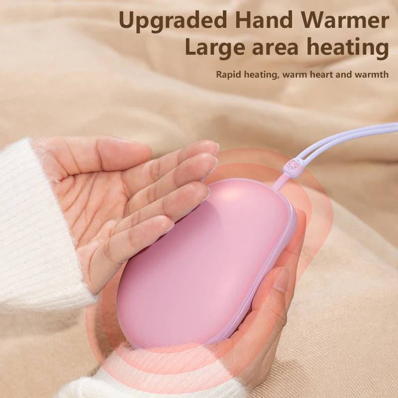 Xiaomi Hand Warmer Cute Hand Heater Battery Operated 2 in 1 Electric Hand Warmer Night Rechargeable Hand Warmers Handheld Heater