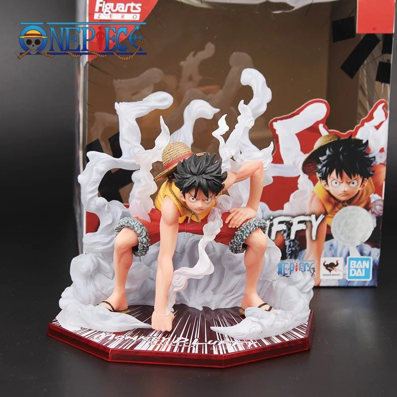 New 12cm One Piece Luffy Gear 2 Action Figure Pvc Anime Peripheral Collectible Figurine In Surprise Version Box Set And Desk Dis