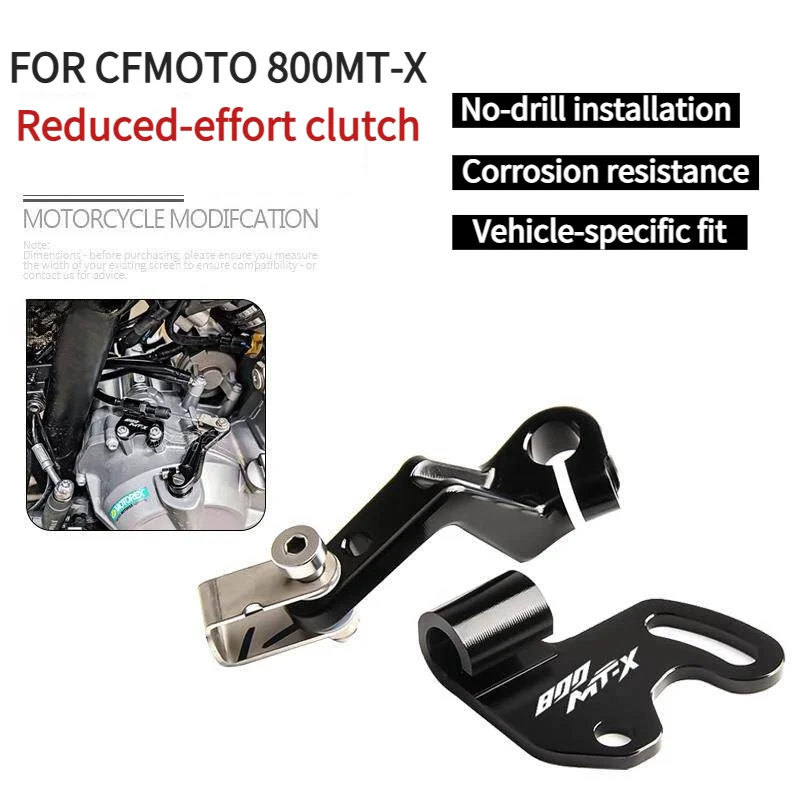 

FOR CFMOTO 800MT-X MT800 800 MT Motorcycle CNC Modified Easy Pull Clutch Lever System One Finger Labor-Saving Clutch Accessories