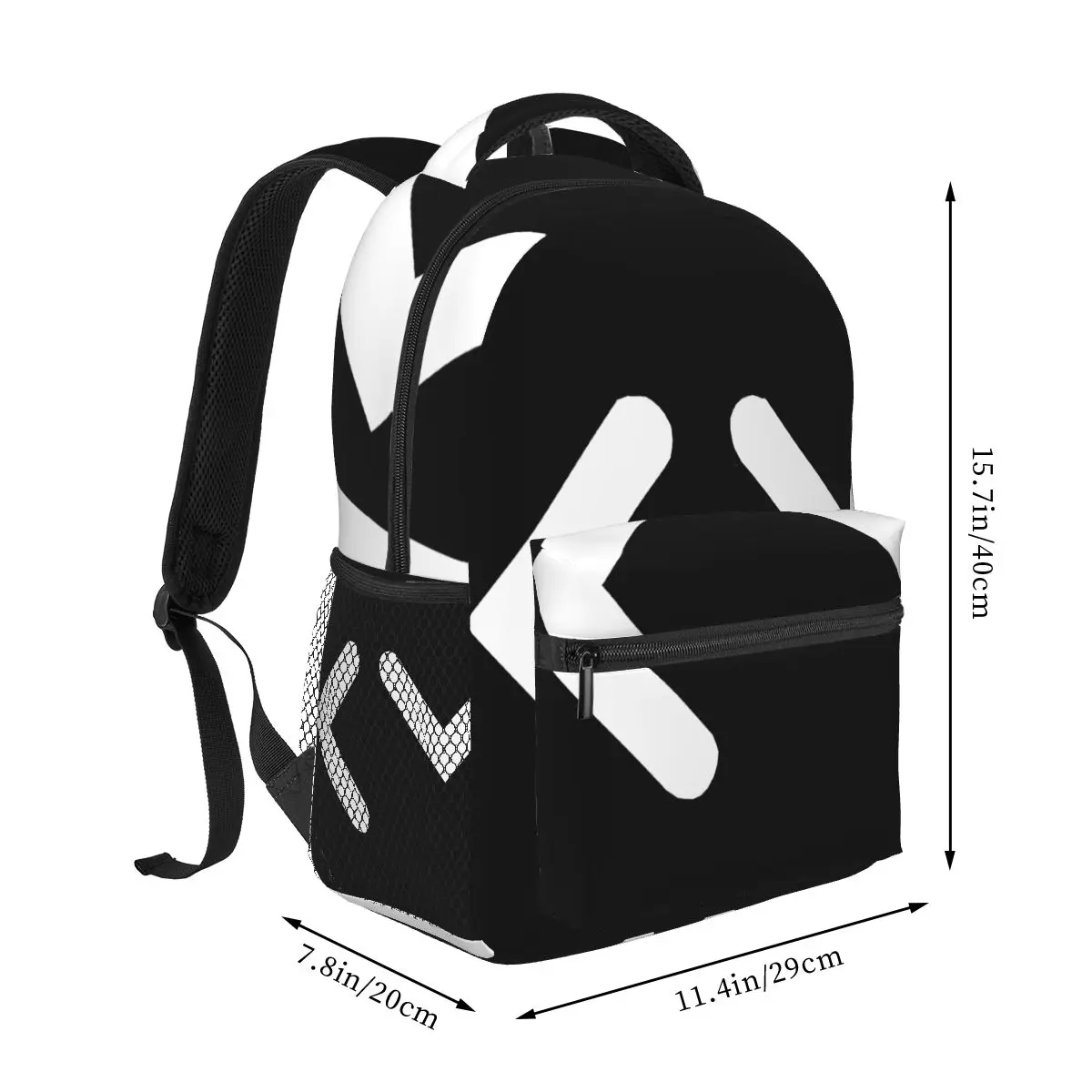 KM Mbappe-mochila informal Unisex para estudiantes, viaje de ocio, ordenador