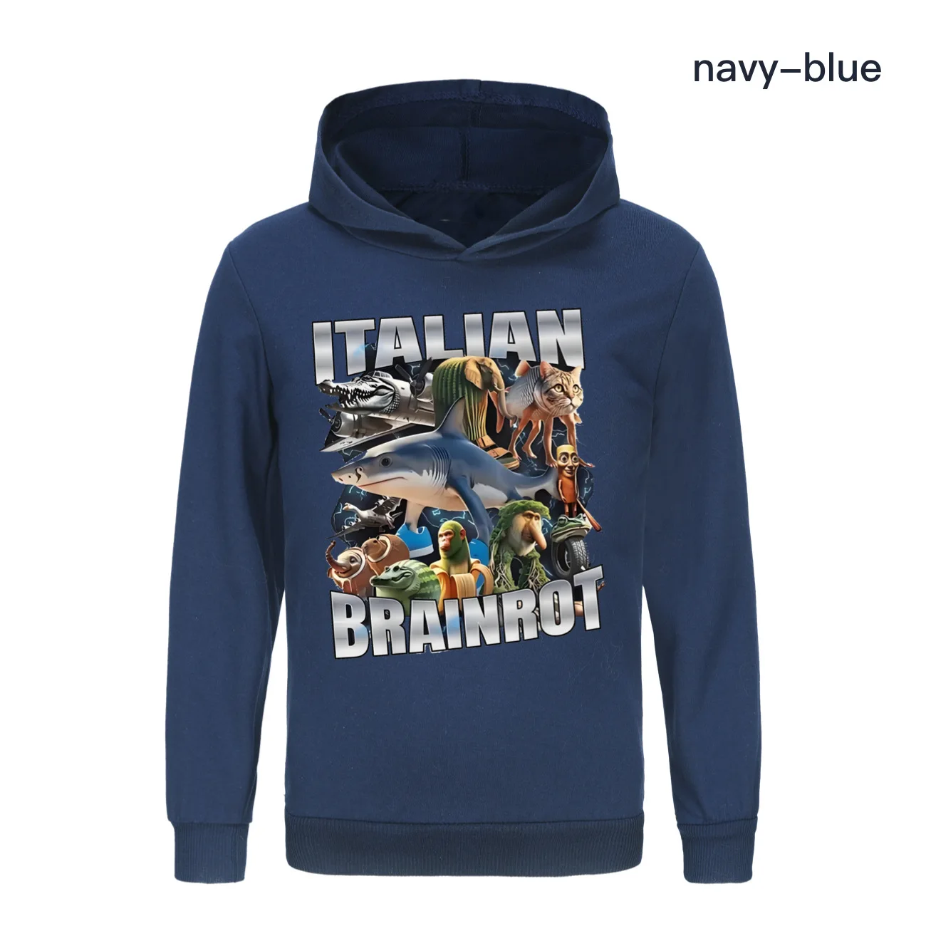 

Tung Tung Tung Sahur Clothes Kids Italian Brainrot Meme Hoodie Boys Autumn Hoody Sweatshirt Girls Pullover Long Sleeve Outerwear