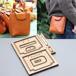 16x13cm small waist bag Leather Craft cutting dies knife mold iron blade cutter