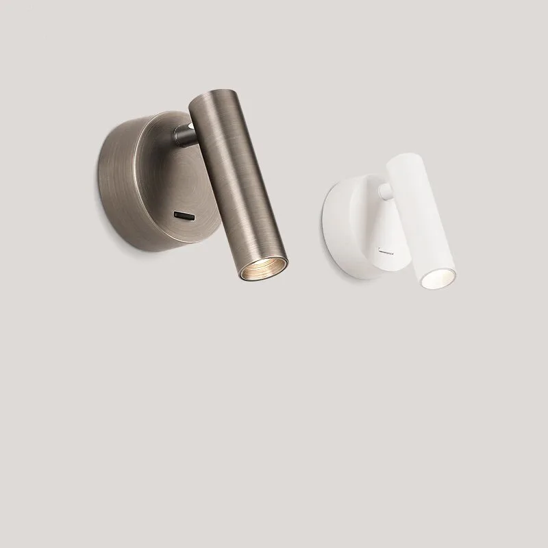 Led Wall Lamp Bedroom Beside Reading Light Surface Mounted Lighting Fixture COB Spot With Switch For Home Hotel Room Decoration
