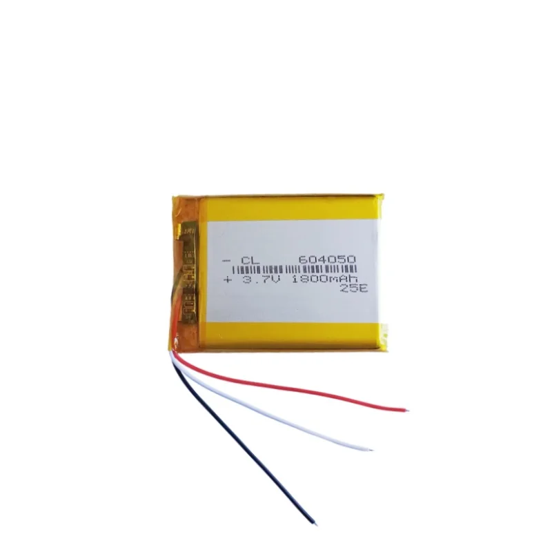 604050 3.7V 1800mAH Polymer lithium ion / Li-ion battery for Car DVR recorder GPS mp3 playmer mp4 navigator