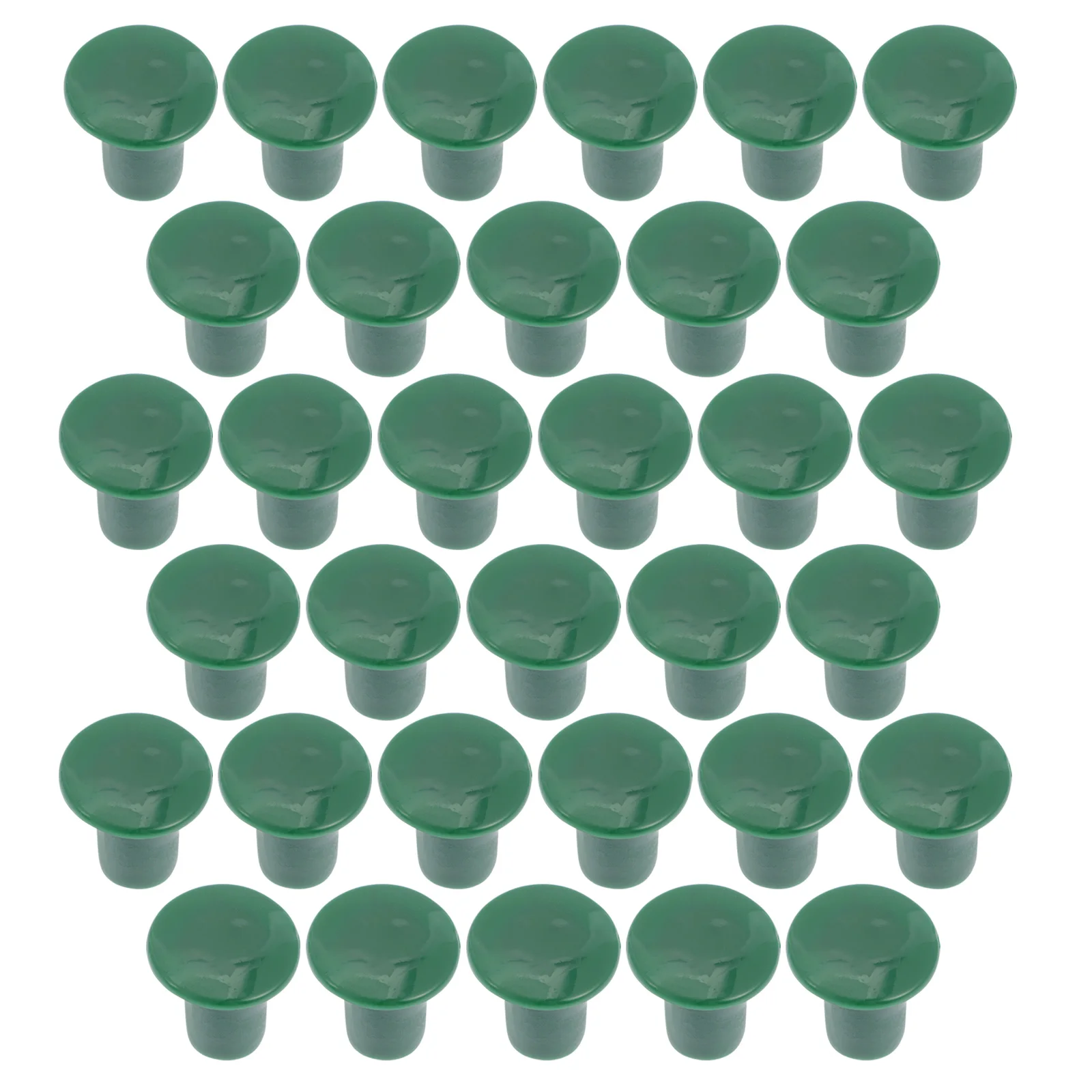 

36 Pcs Plant Support Stick Cane Caps Bright Green Protective Garden Cane Tops Stake Pole Tips Outdoor Corner Covers Hat