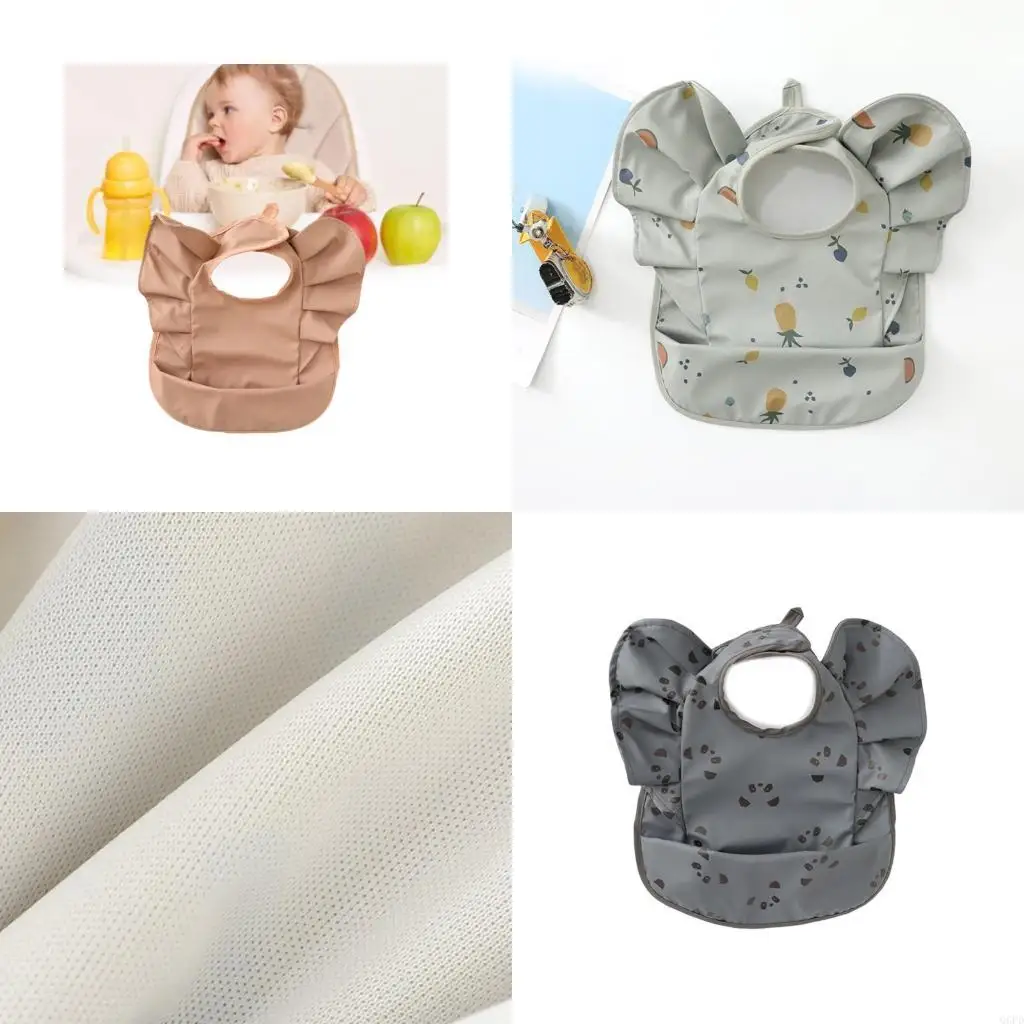 

Очаровательный детский нагрудник с крыльями ангела, водонепроницаемая ткань для отрыжки, легкая чистка