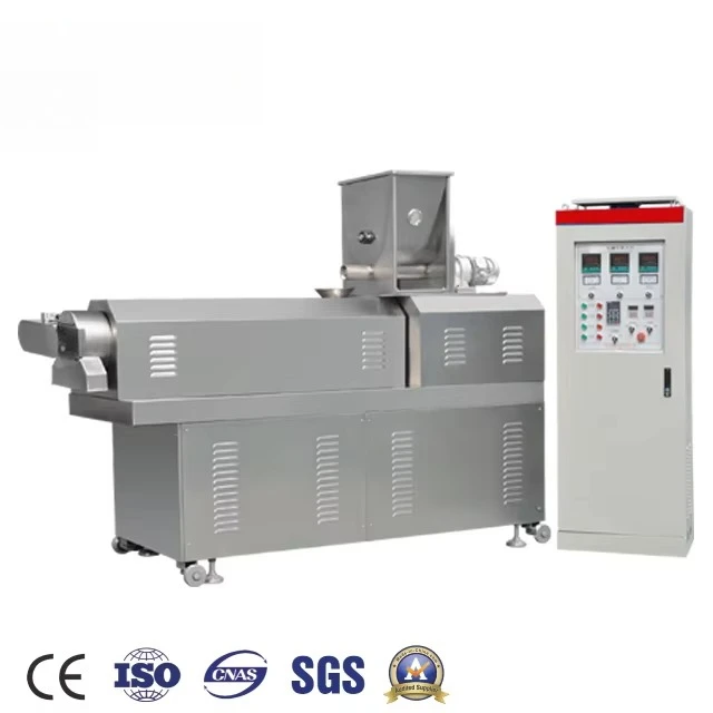 Puffed Corn Snacks Making Machine High Accuracy Corn Ball Corn Circle Puffing Food Snacks Twin Screw Extruder Production Line