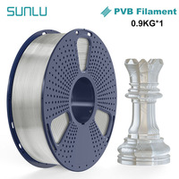 SUNLU 0.9KG 1.75mm ±0.03MM PVB Filament IPA Alcohol Polishing for Smooth Surface Neatly Wound Filament Fit Most FDM Printer