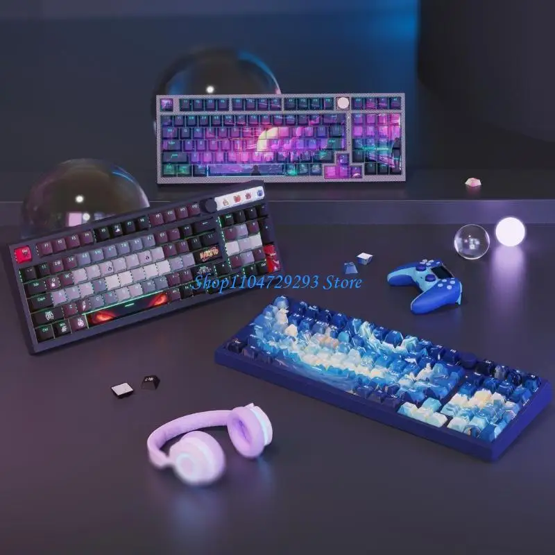 

Y2GD с двойной выстрелом PBT-клавишная клавиша 108Keys Dyesub CherryProfile Клавички для игровых механических переключателей