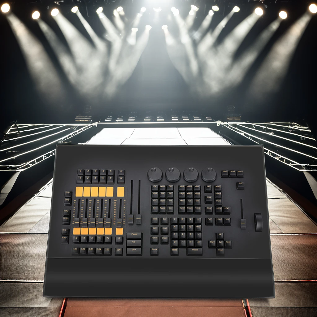 

Контроллер DMX PRO DMX Консоль Контроллер сценических светильников Dmx512 Консоль освещения Dj с кейсом для полета для DJ Moving Head Beam