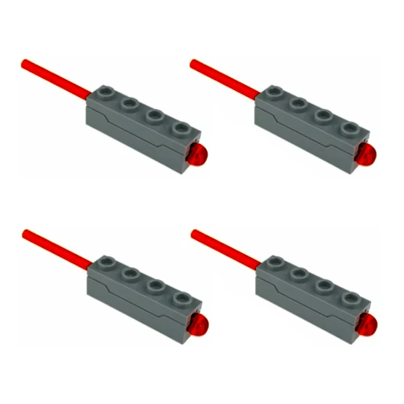4Sets MOC Brick 1x4 with Spring Shooting Mechanism 15400/72387 Arrow 8 for Shooter Weapon 15303/29340 3 Colors to Choose From