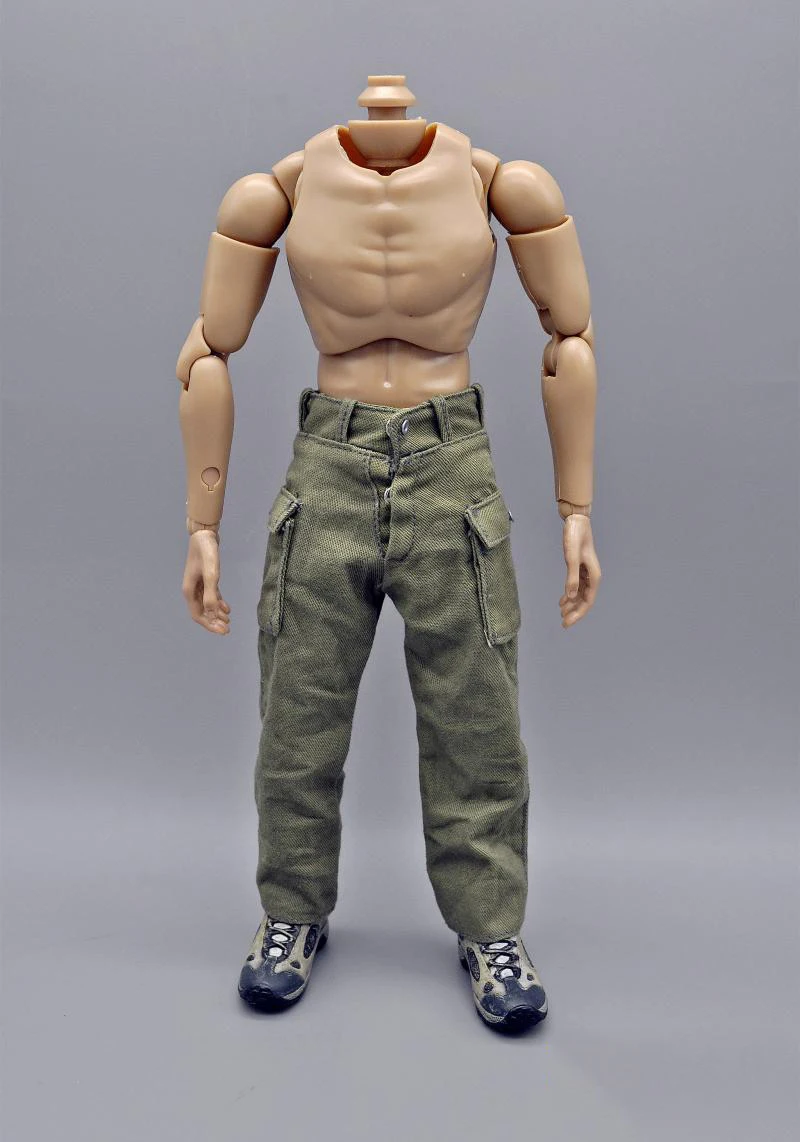 DML 1/6 WWII Military Series Green Causal Pant pants Fit 12 "Action Figure accessori