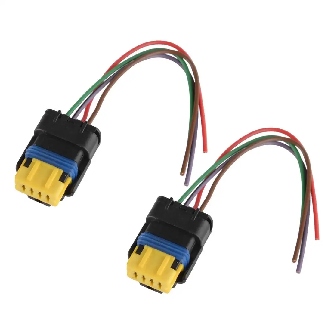 4Pin 2Pcs Left Right Rear Tail Lamp Light Connector Adapter Harness Cable Wire Wiring Plug Pigtail Fit For Nissan Renault