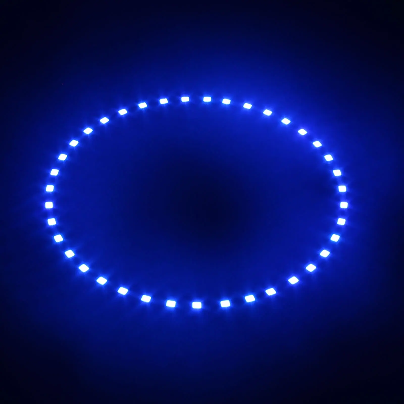 Blue Car Angel Eye Halo Anéis Blub Lâmpada de cauda, 2x, 120mm, 39 2835 LED, Z5180