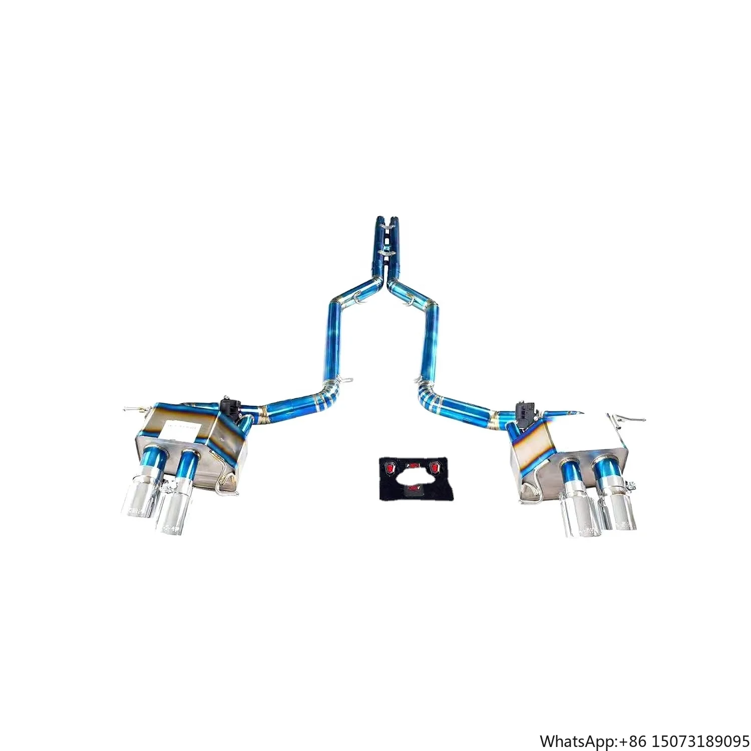 

Active Sound Valve Exhaust Muffler Tip for GT 4.2 Titanium Catback System MY 2007