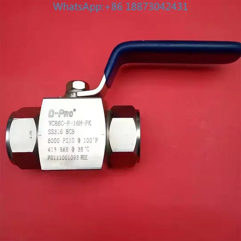 High pressure ball valve stainless steel imitation DK high pressure valve CNG tank car switch valve D-Pro welded 1 inch.