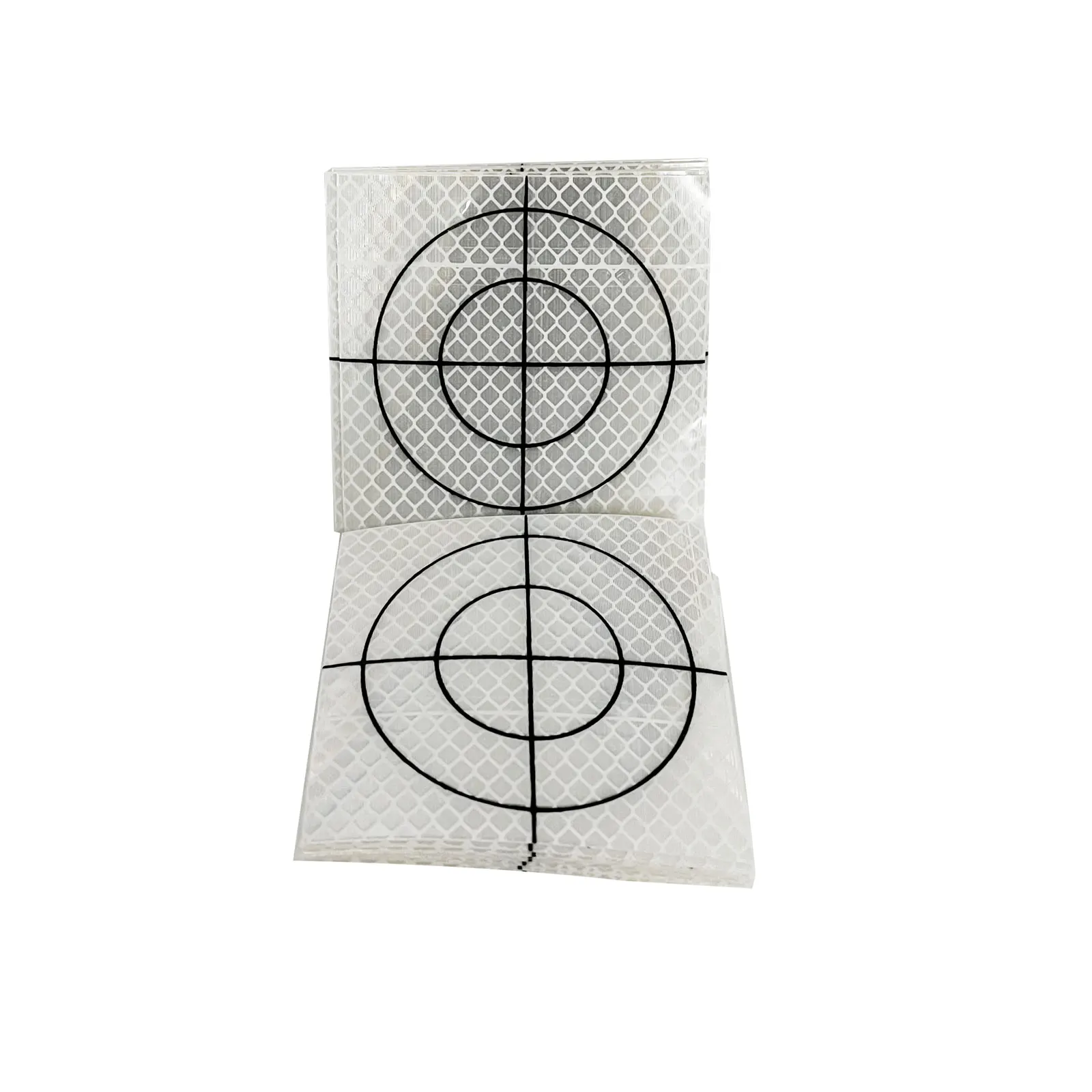 

100pcs Size 80mm/100mmm Reflector Sheet For Total Station Survey Geography White Target Sheet Reflective Sticker